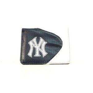 MLB New York Yankees Perfect Zipper BiFold Wallet Organizer Team Logo Bronx